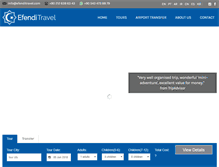 Tablet Screenshot of efenditravel.com
